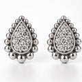 925 Sterling Silver Moissanite 2ct Stud Earrings