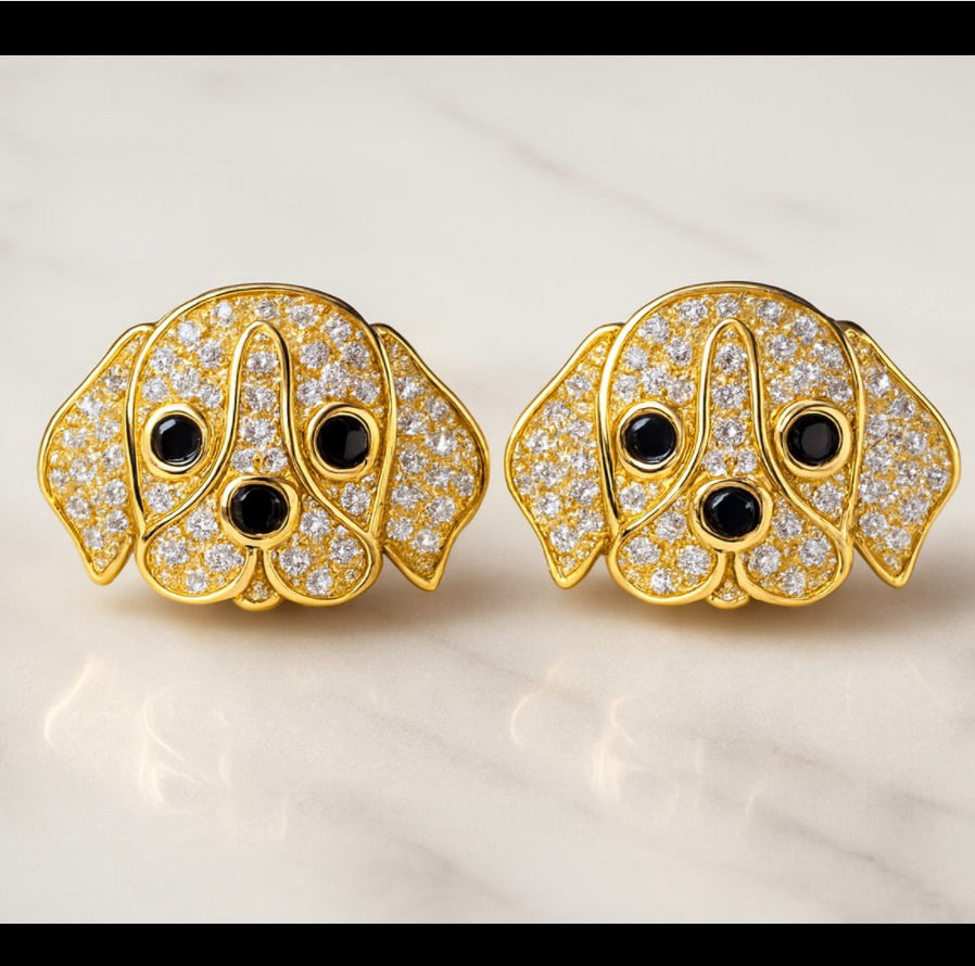 Puppy Earrings
