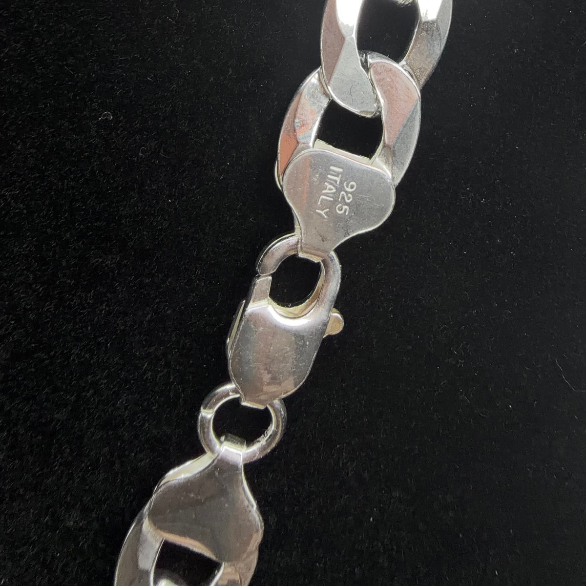 Bold 11.65mm 24in 925 Sterling Silver Figaro Chain Necklace 64g (5)