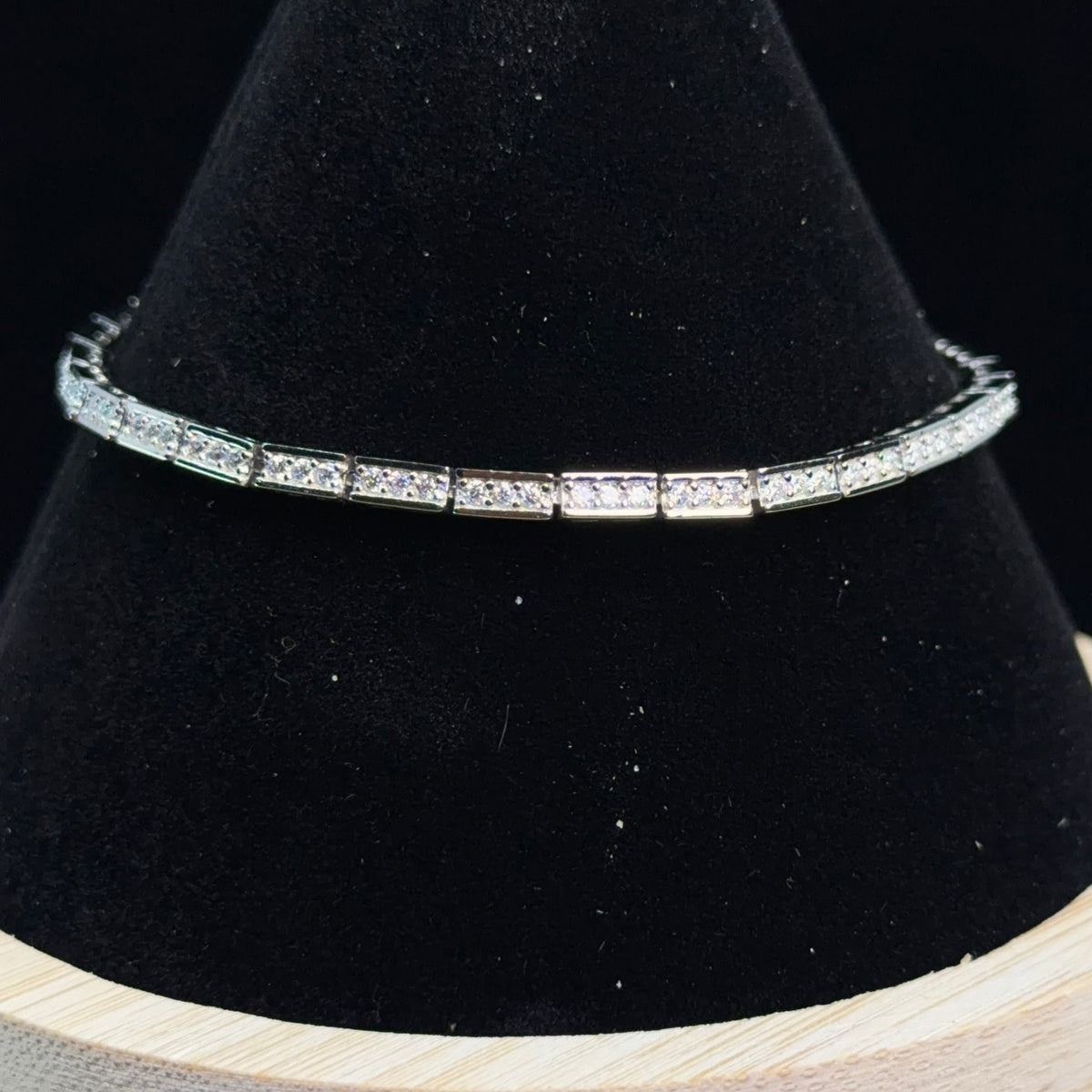 Elegant 7in 925 Sterling Silver Moissanite Tennis Bracelet 3.00ct