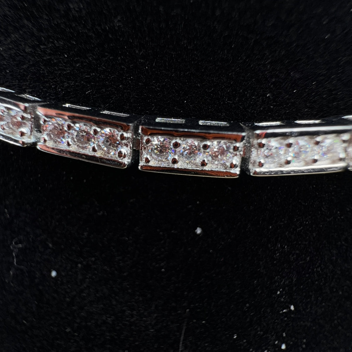 Elegant 7in 925 Sterling Silver Moissanite Tennis Bracelet 3.00ct (2)