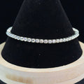 7in 925 Sterling Silver Moissanite Tennis Bracelet 7.00ct Round Stones 3mm