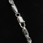 26in Italian 925 Sterling Silver Thick Rope Chain Necklace 65g (4)