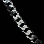 Bold 8.6mm 22in 925 Sterling Silver Flat Curb Chain Necklace 40.58g (3)
