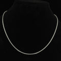 20in Classic 2.58mm 925 Sterling Silver Round Box Chain Necklace