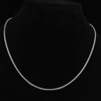 20in Classic 2.58mm 925 Sterling Silver Round Box Chain Necklace