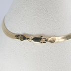 Yellow 14k Gold over herringbone bracelet (3)