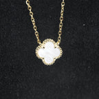 Beaded Clover Pendant Necklace Center (4)