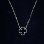 Beaded Clover Pendant Necklace Center (6)
