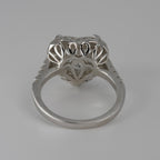Heart moissanite Ring in Silver (3)