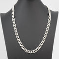 24in 925 Silver Miami Cuban Chain with 28ct Moissanite Pave, 10mm, 98g