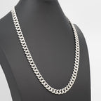 24in 925 Silver Miami Cuban Chain with 28ct Moissanite Pave, 10mm, 98g (3)