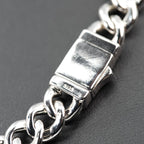24in 925 Silver Miami Cuban Chain with 28ct Moissanite Pave, 10mm, 98g (6)