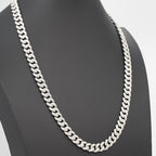 22in 10mm Pave Moissanite Miami Cuban Chain in 925 Sterling Silver, 26ct, 88.75g (2)