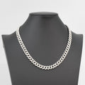 24ct Moissanite 925 Silver Miami Cuban Chain 20in 10mm