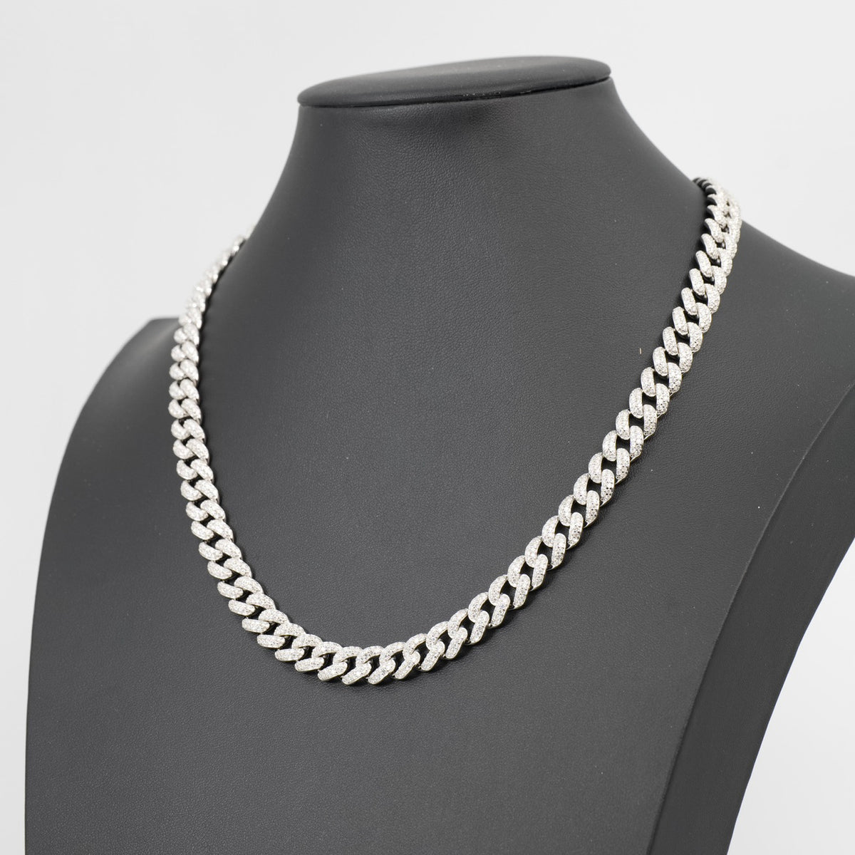 24ct Moissanite 925 Silver Miami Cuban Chain 20in 10mm (3)