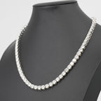 20in 925 Sterling Silver Moissanite Tennis Necklace 6.8mm 78ct, 54.28g (4)