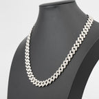 14mm Iced Out 22in 925 Silver Moissanite Monaco Chain 97.89g (4)