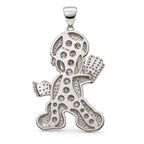 925 Sterling Silver Moissanite Mario Iced Out Pendant Charm 2.55ct (2)