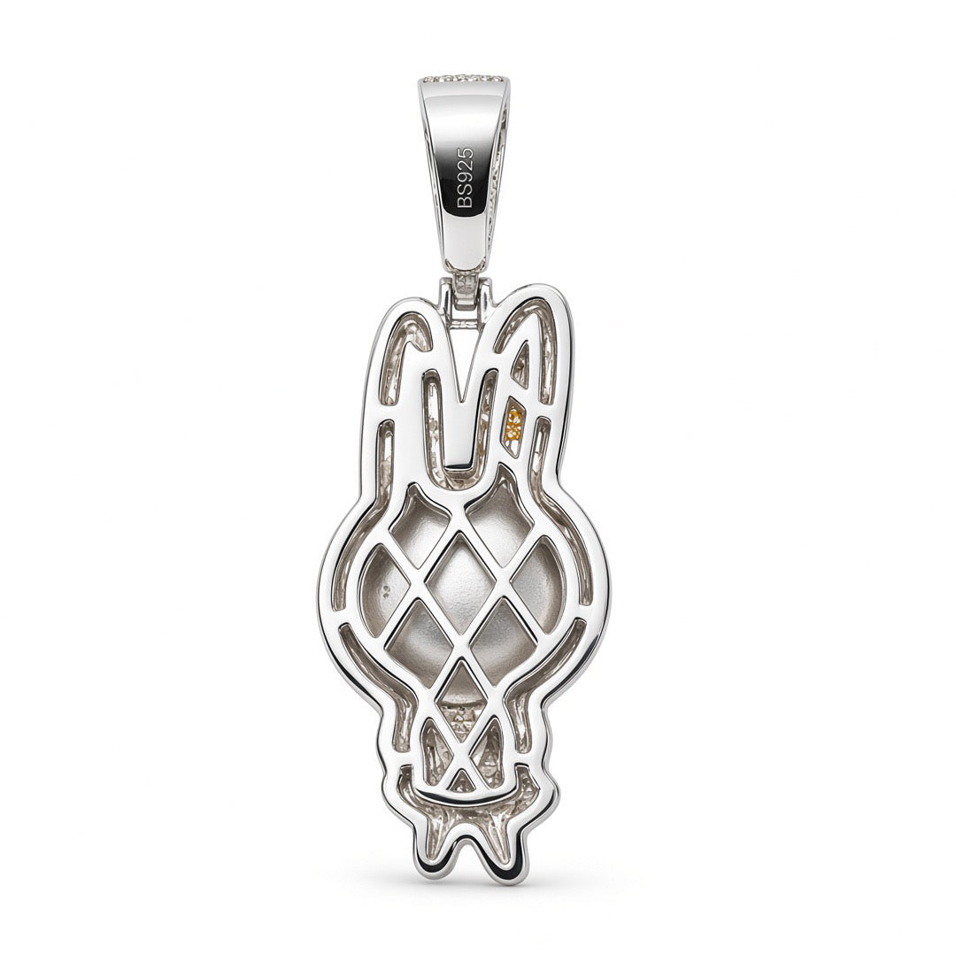 Powerpuff Blossom Pendant in 925 Sterling Silver with Cubic Zirconia Accents (2)