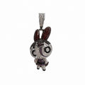 Bombón, Chica superpoderosa en Sterling Silver 925 con CZ