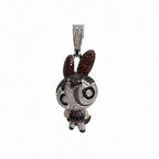 Bombón, Chica superpoderosa en Sterling Silver 925 con CZ