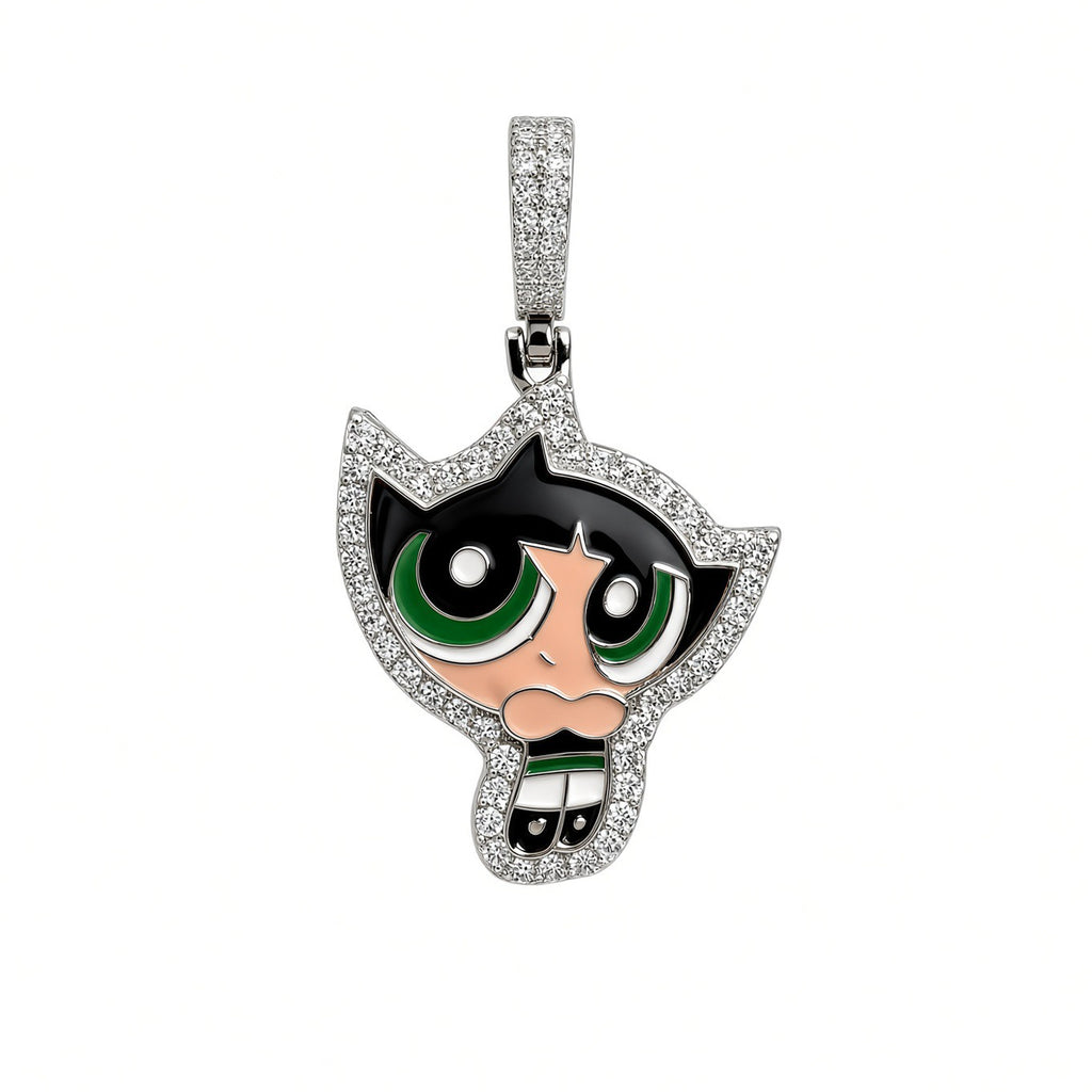 Bellota “ Las chicas superpoderosas” Sterling Silver 925 con CZ