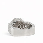 Men's 925 Sterling Silver Octagonal Cluster Moissanite Ring 3.00ct (2)