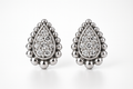 925 Sterling Silver Moissanite 2.0ct Stud Earrings