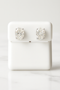 925 Sterling Silver Moissanite 2.0ct Stud Earrings