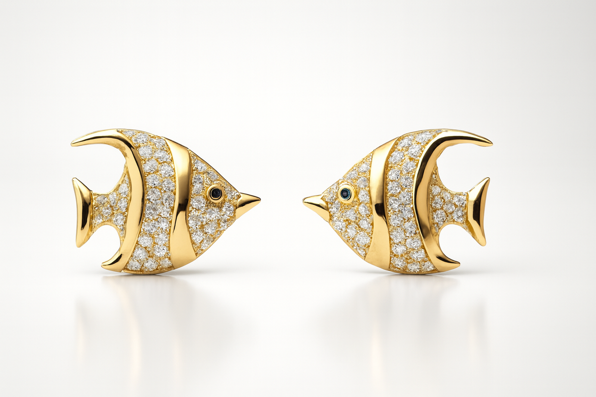 Elegant Moissanite 18K Gold Vermeil Silver Drop Earrings, 1.0ct