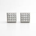 Mexican 925 Sterling Silver Moissanite Stud Earrings 1.75ct