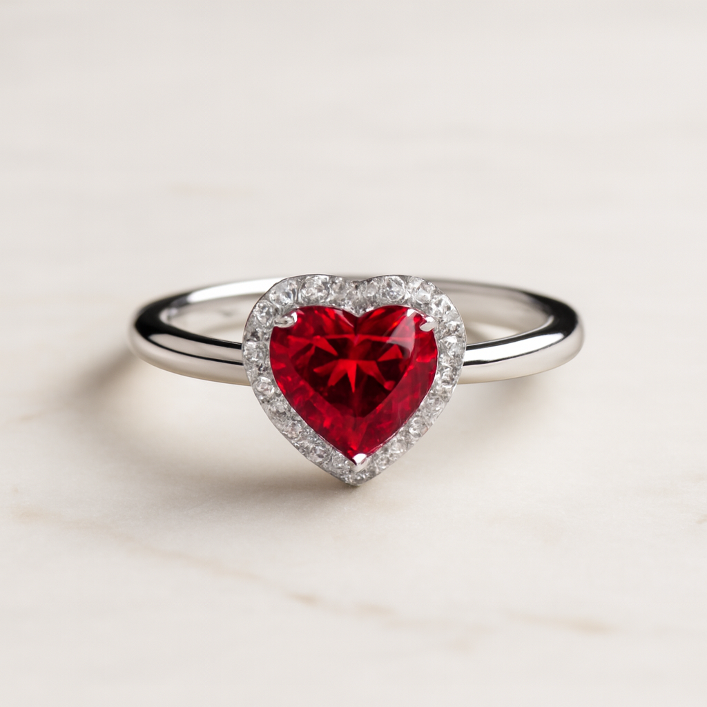 Red Heart Ring