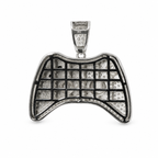 Iced Out Moissanite Pave Silver Game Controller Pendant 3.0ct 925 Sterling (2)