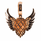 Winged Lion Head 925 Sterling Silver Moissanite 4.2ct Pendant (3)