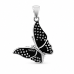 Pavé Moissanite Butterfly Pendant in 925 Sterling Silver 1.0ct (2)