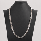Italian 26in 9.14mm 925 Sterling Silver Miami Cuban Chain Necklace, 137.94g
