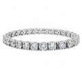 6.5in 925 Silver Moissanite Tennis Bracelet 4 MM 11.5ct
