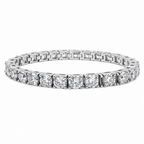 6.5in 925 Silver Moissanite Tennis Bracelet 4 MM 11.5ct