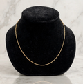 18” 925 Rose Gold-Plated Twisted Rope Chain Necklace