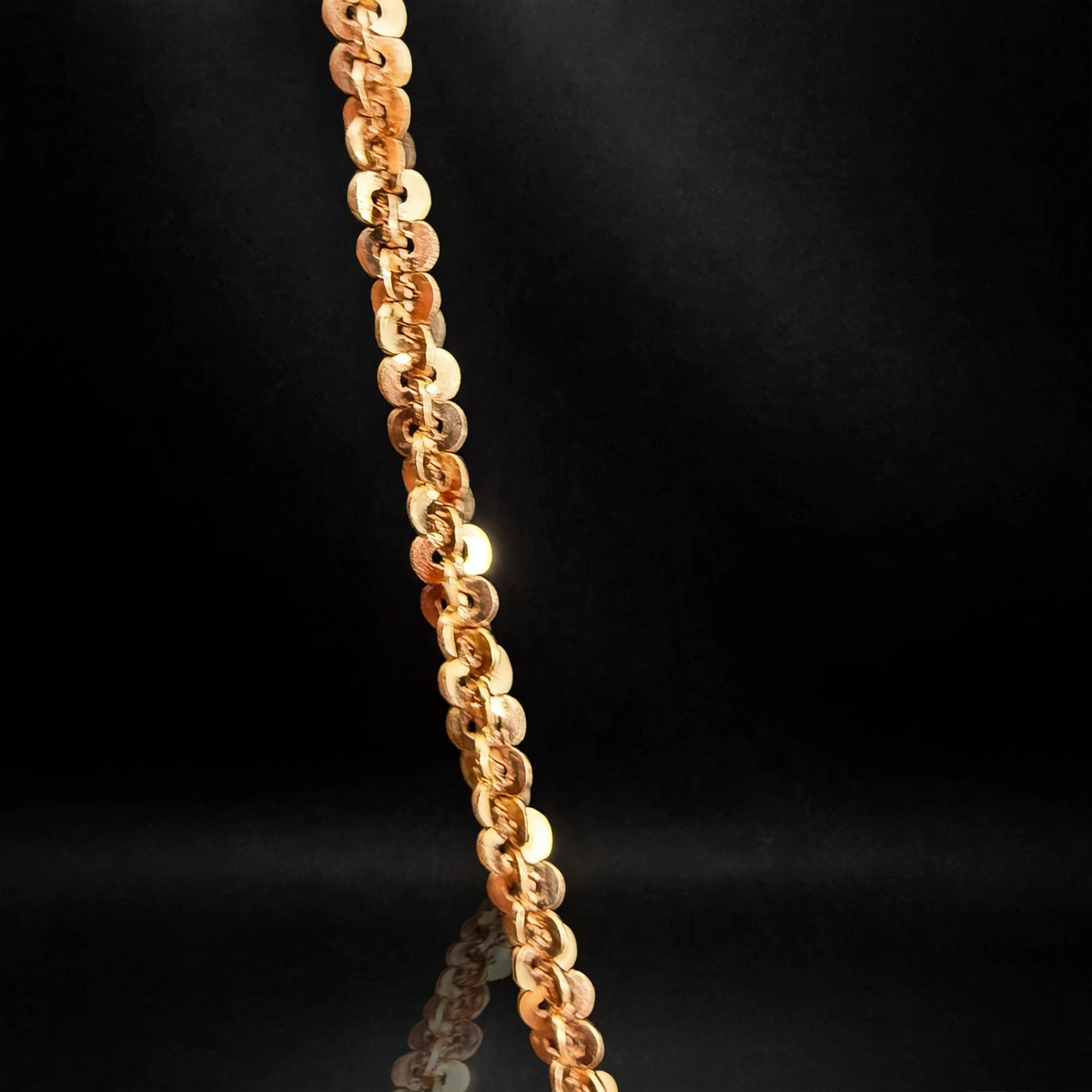 18” 925 Rose Gold-Plated Twisted Rope Chain Necklace (2)