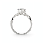 6 Carat Marquise Cut Moissanite Solitaire Ring in 925 Sterling Silver with Pavé Accents (2)