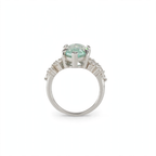 Marquise-Cut Moissanite Aqua Ring in 925 Sterling Silver, 7.00ct, Size 5 (2)