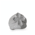 Iced-Out Fleur-de-Lis Signet Ring in Silver (5)