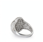 Floral Cluster Moissanite Ring in 925 Sterling Silver, 5.00ct Marquise and Round Accents (5)
