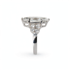 Marquise Cut 7ct Moissanite Cluster Accent 925 Sterling Silver Ring Size 7 (2)