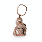 Rose Gold 925 Silver Moissanite Iced Iron Man Bust Pendant 12.3ct (2)