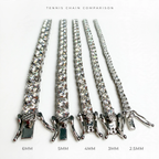 925 Sterling Silver Moissanite Tennis Bracelet (4)