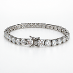 925 Sterling Silver Moissanite Tennis Bracelet (3)