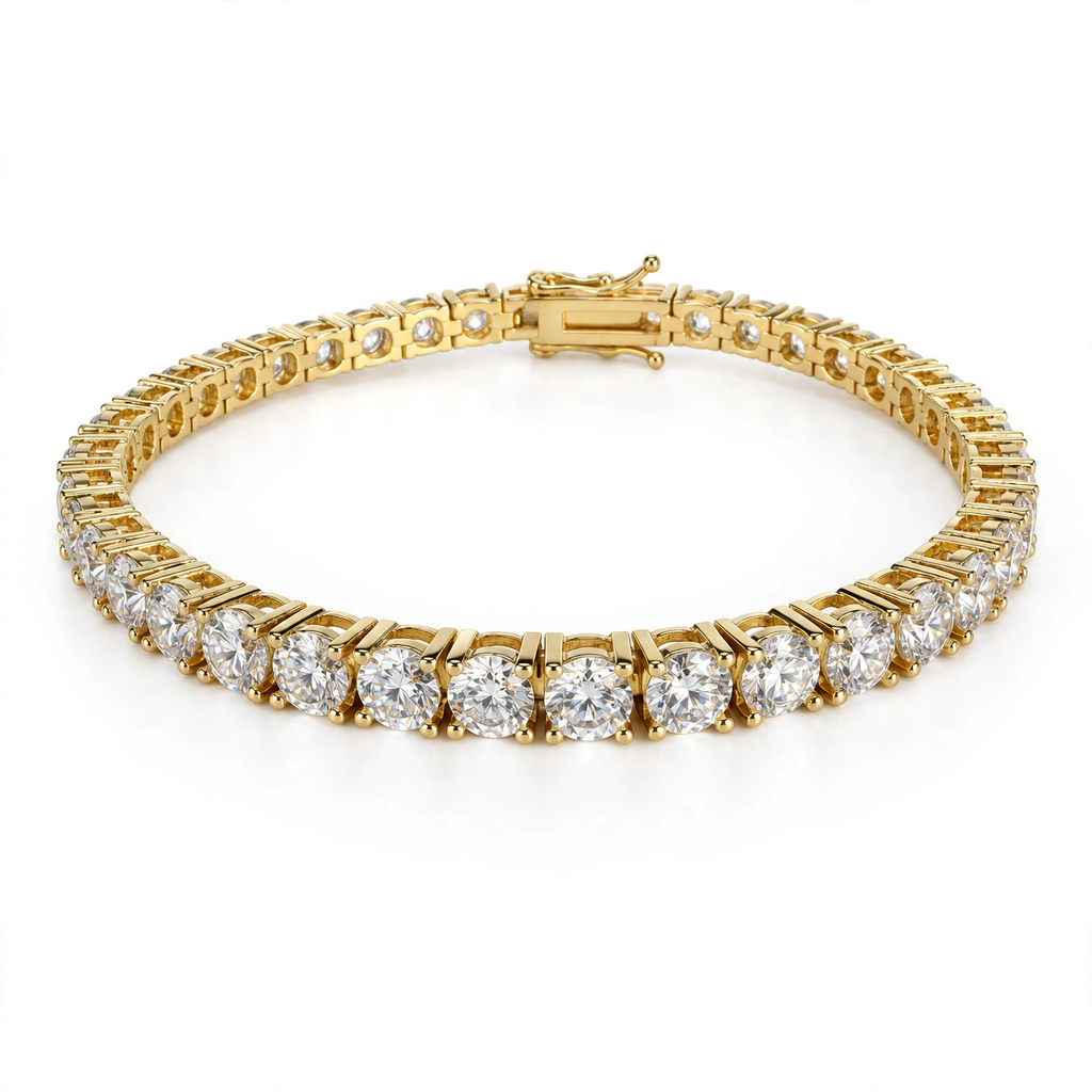 925 Sterling Silver Moissanite Tennis Bracelet (11)